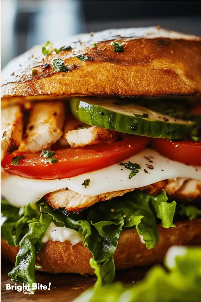 The Perfect Chicken Caprese Sandwich Recipe: A Gourmet Twist Made Easy