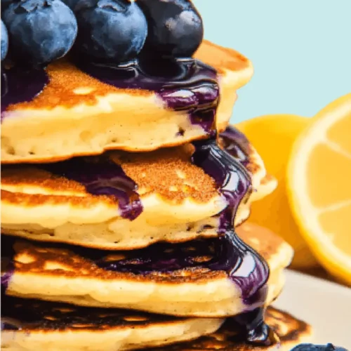 Tangy, Sweet, and Fluffy: Lemon Blueberry Pancakes You’ll Adore