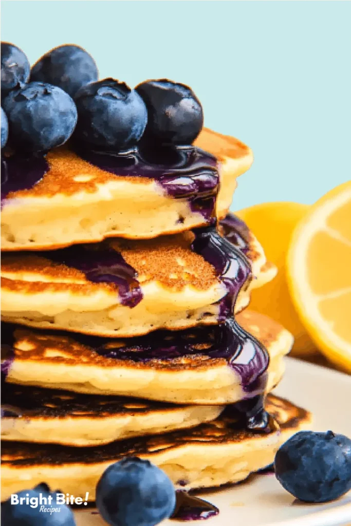 Tangy, Sweet, and Fluffy: Lemon Blueberry Pancakes You’ll Adore