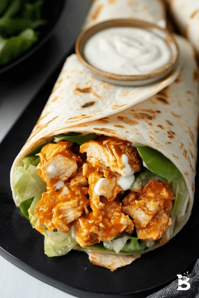 Buffalo Chicken Wrap: Quick, Delicious, and Customizable-3