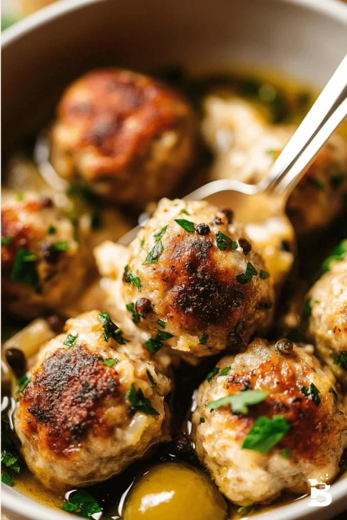 Elevate Dinner Tonight with These Zesty Chicken Piccata Meatballs-1