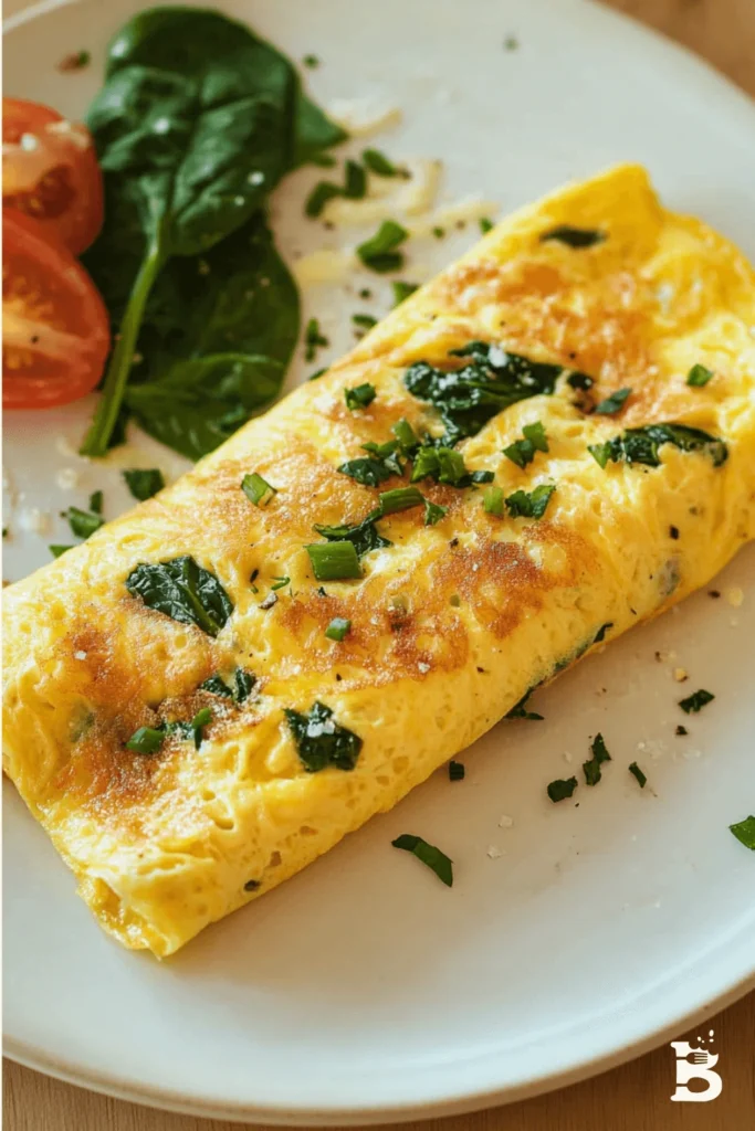 Spinach Omelette: A Nutritious and Delicious Breakfast Choice-1