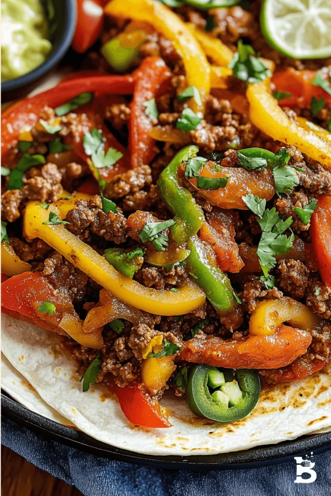 One Skillet, 20 Minutes: The Easiest Ground Beef Fajitas You’ll Fall In Love With!-1