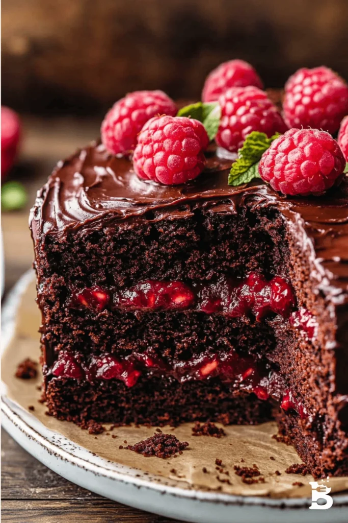 How to Make a Rich & Moist Chocolate Raspberry Cake in 7 Easy Steps-1