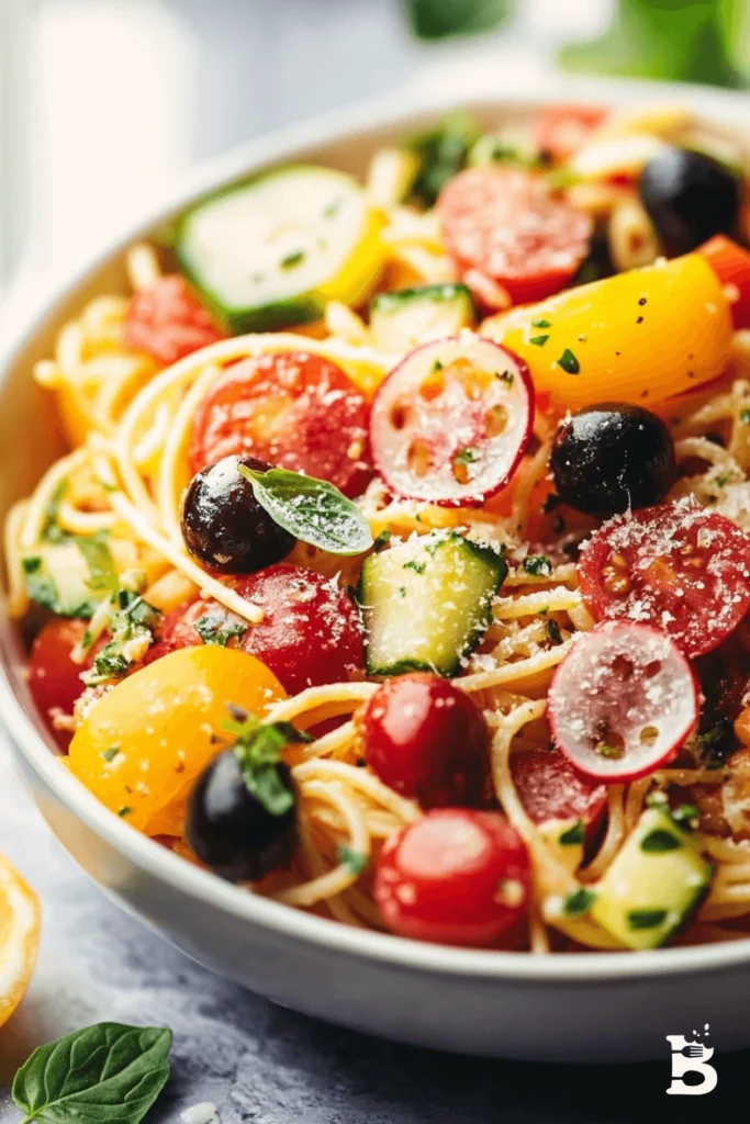 Spaghetti Pasta Salad: Your New Go-To Recipe for Any Gathering-2