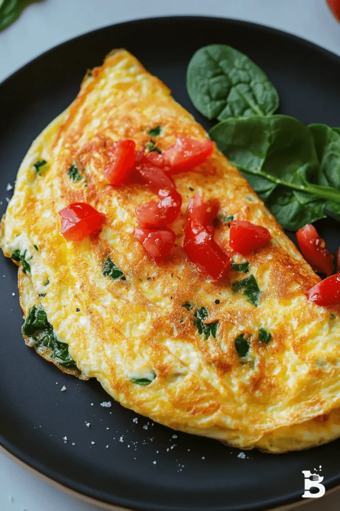 Spinach Omelette: A Nutritious and Delicious Breakfast Choice-2