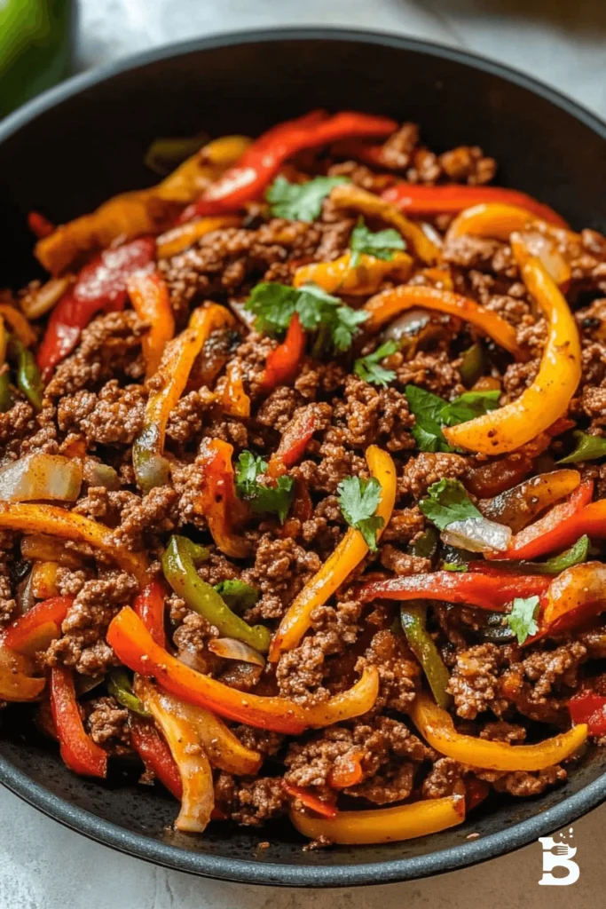 One Skillet, 20 Minutes: The Easiest Ground Beef Fajitas You’ll Fall In Love With!-2