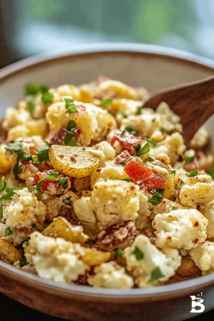 The Best Low-Carb Cauliflower Potato Salad Recipe You’ll Ever Taste!-2