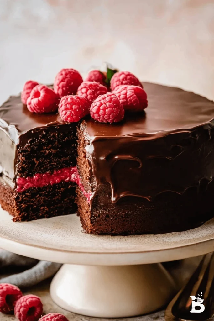 How to Make a Rich & Moist Chocolate Raspberry Cake in 7 Easy Steps-3