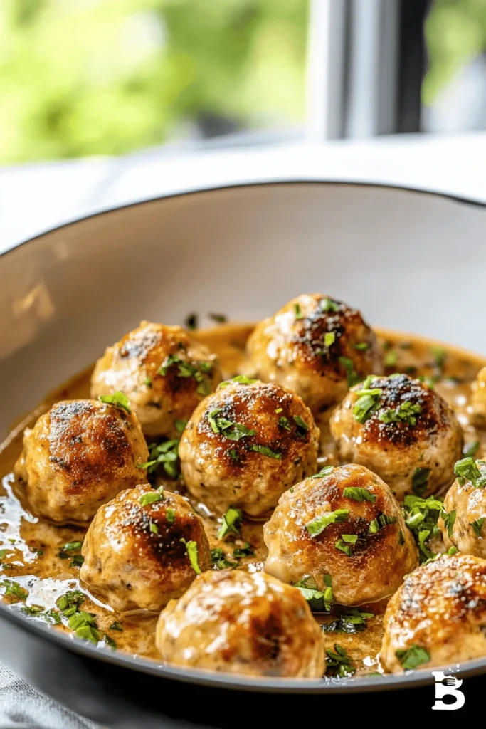 Elevate Dinner Tonight with These Zesty Chicken Piccata Meatballs-3