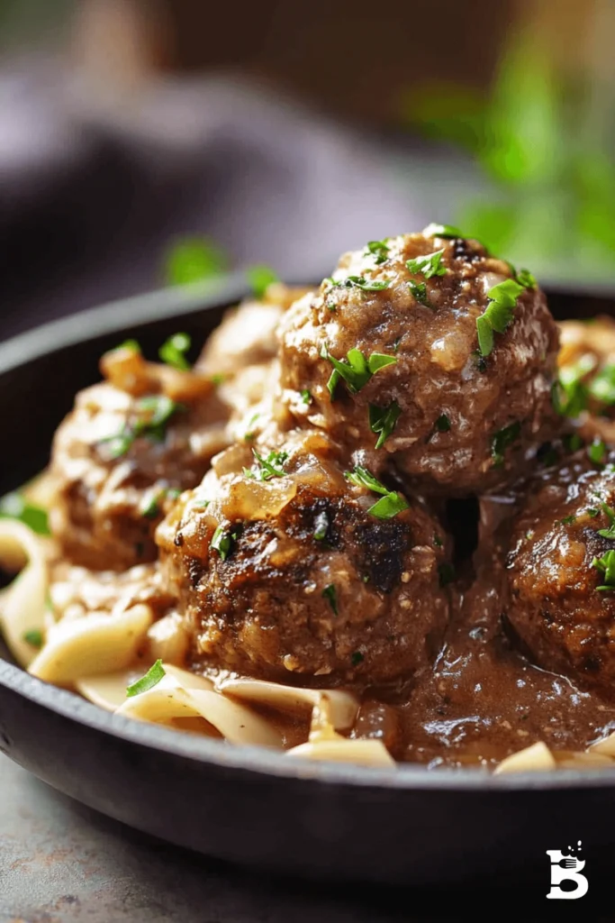 How to Make Irresistibly Creamy Beef Stroganoff Meatballs at Home-4