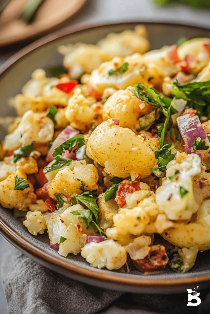 The Best Low-Carb Cauliflower Potato Salad Recipe You’ll Ever Taste!-4