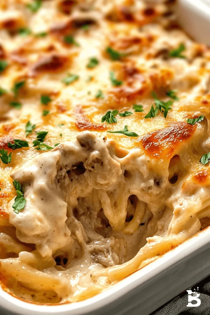 Creamy Chicken Tetrazzini Recipe: The Perfect Comfort Food Classic You’ll Crave-4