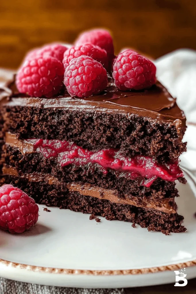 How to Make a Rich & Moist Chocolate Raspberry Cake in 7 Easy Steps-5