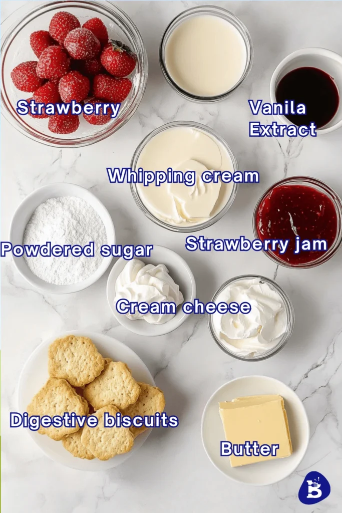 Strawberry Cheesecake: A Delicious Dessert Worth Celebrating-Ingredients