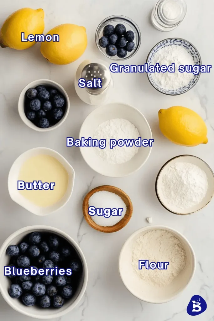 Tangy, Sweet, and Fluffy: Lemon Blueberry Pancakes You’ll Adore-Ingredients