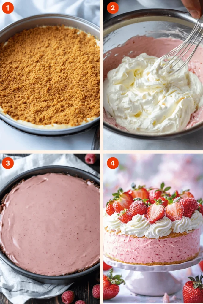 Strawberry Cheesecake: A Delicious Dessert Worth Celebrating-Ingredients-Steps_To_Prepare