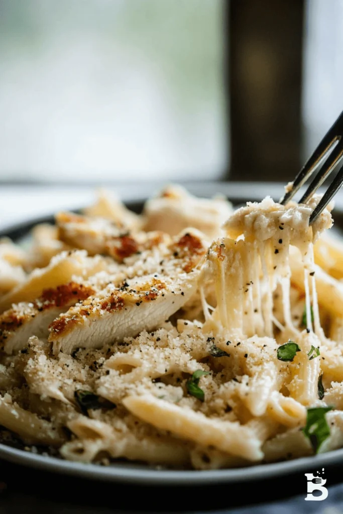 Garlic Parmesan Chicken Pasta: A Creamy, Flavorful Delight-1