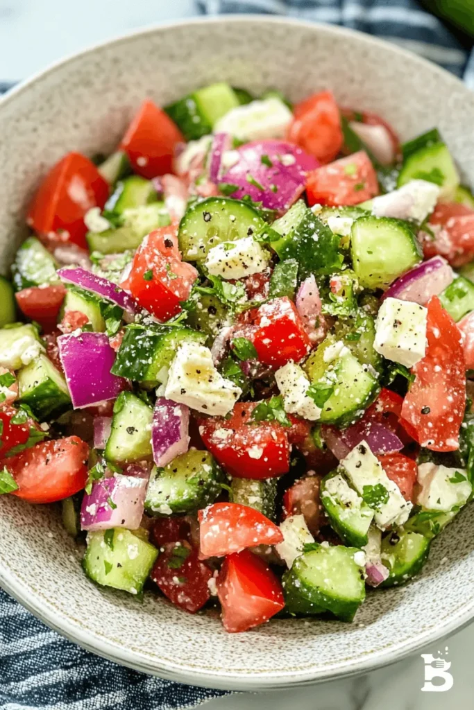 Greek Cucumber Salad: A Refreshing and Flavorful Recipe-2