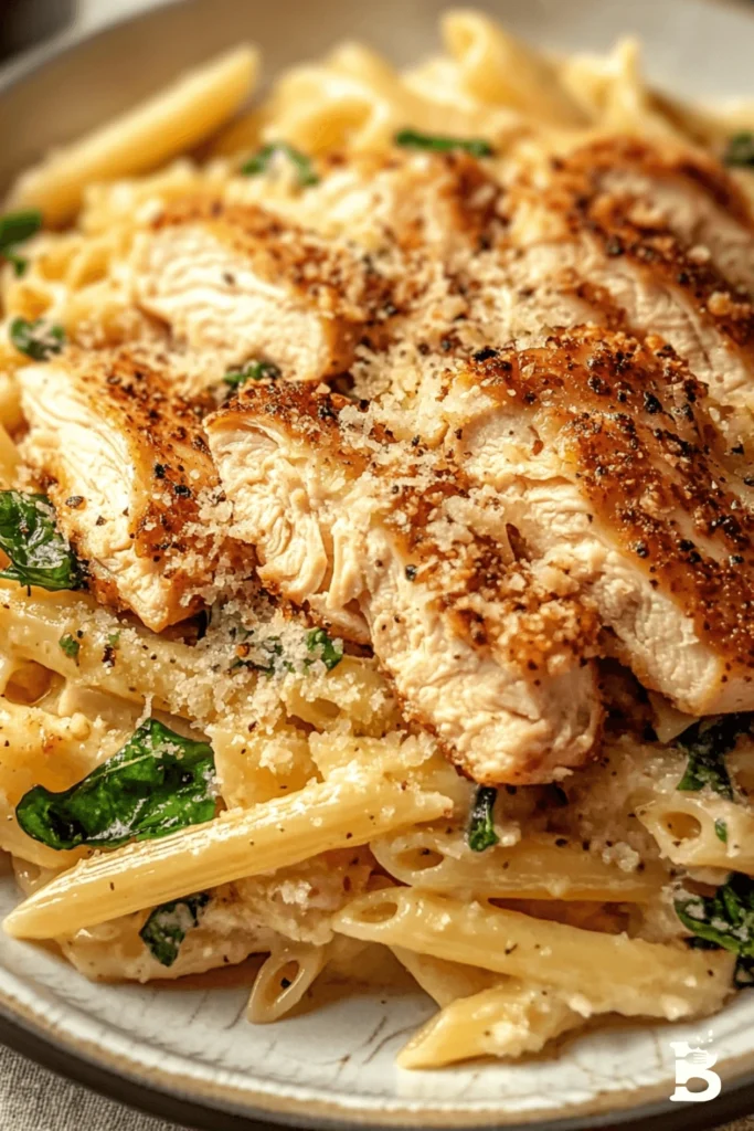 Garlic Parmesan Chicken Pasta: A Creamy, Flavorful Delight-2