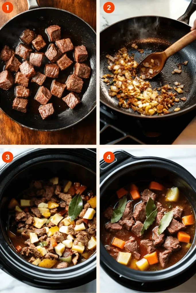 Beef Stew Crock Pot: The Ultimate Comfort Food for Your Busy Days-Instructions