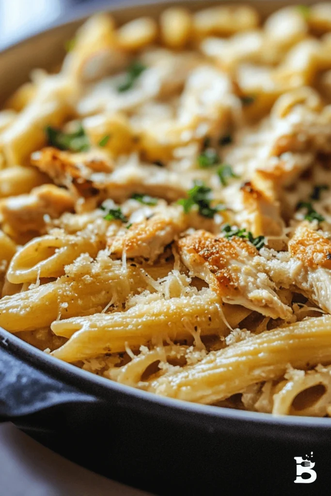 Garlic Parmesan Chicken Pasta: A Creamy, Flavorful Delight-3