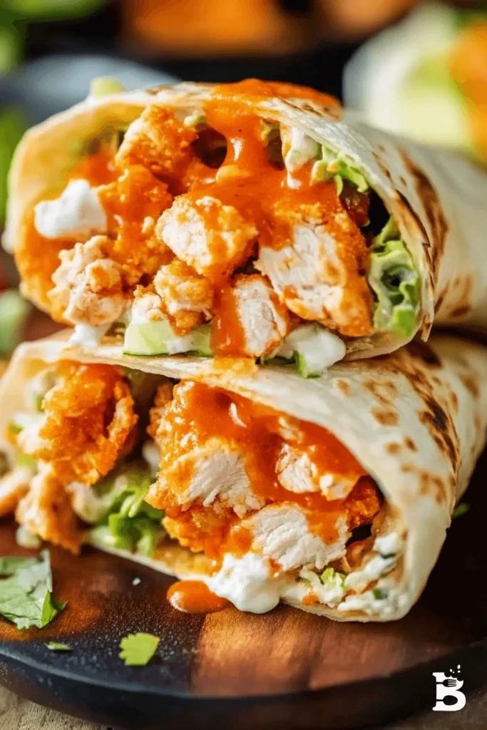 Buffalo Chicken Wrap: Quick, Delicious, and Customizable-1