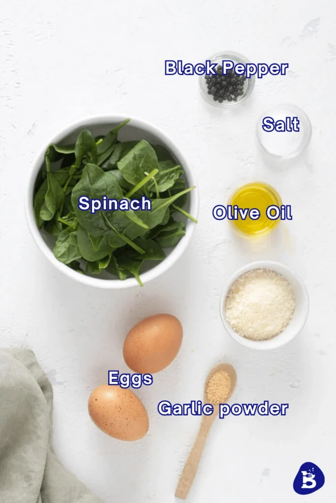 Spinach Omelette: A Nutritious and Delicious Breakfast Choice-Ingredients