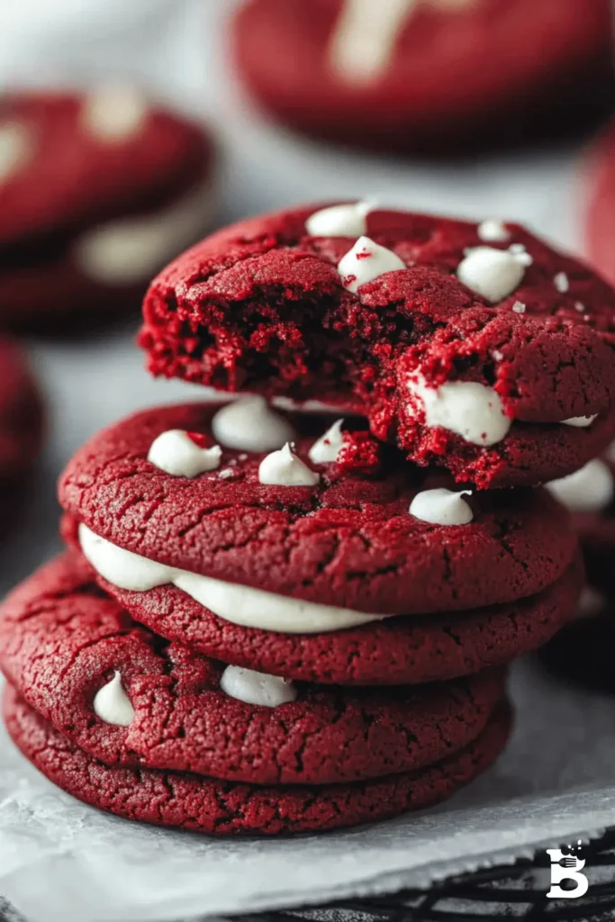 Irresistibly Delicious Red Velvet Cake Cookies The Ultimate Treat You’ll Love!-2