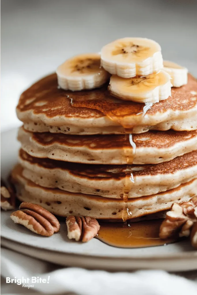 Banana Oatmeal Pancakes