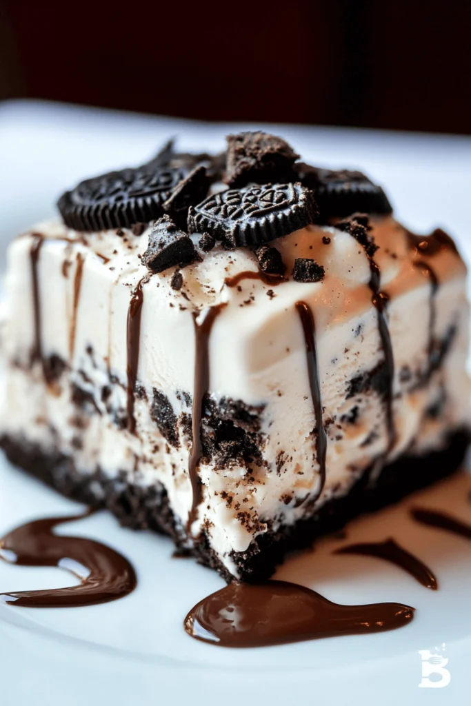 Oreo ice cream cake-4