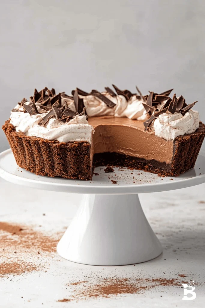 chocolate mousse pie-3