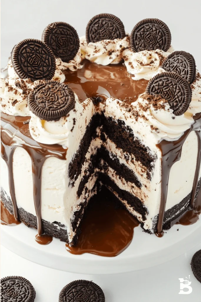 Oreo ice cream cake-1