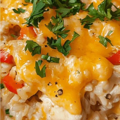 cheesy chicken and rice casserole