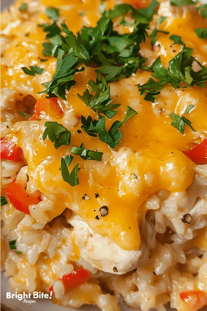 cheesy chicken and rice casserole