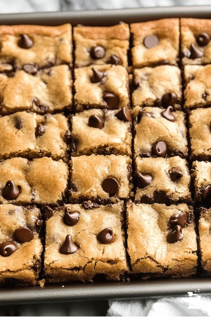 chocolate chip cookie bars-1