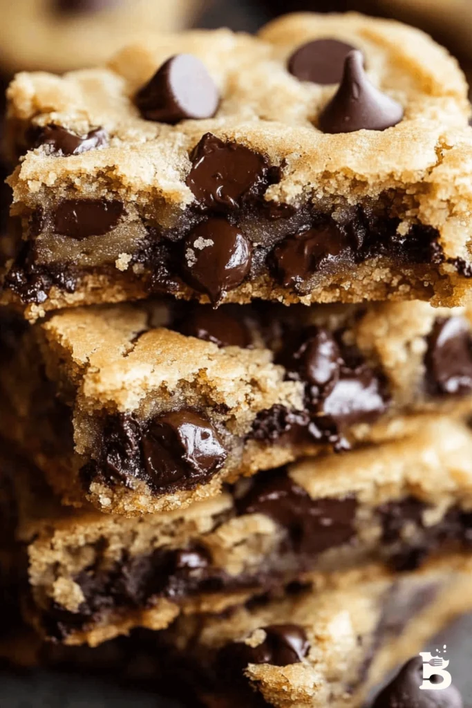 chocolate chip cookie bars-2