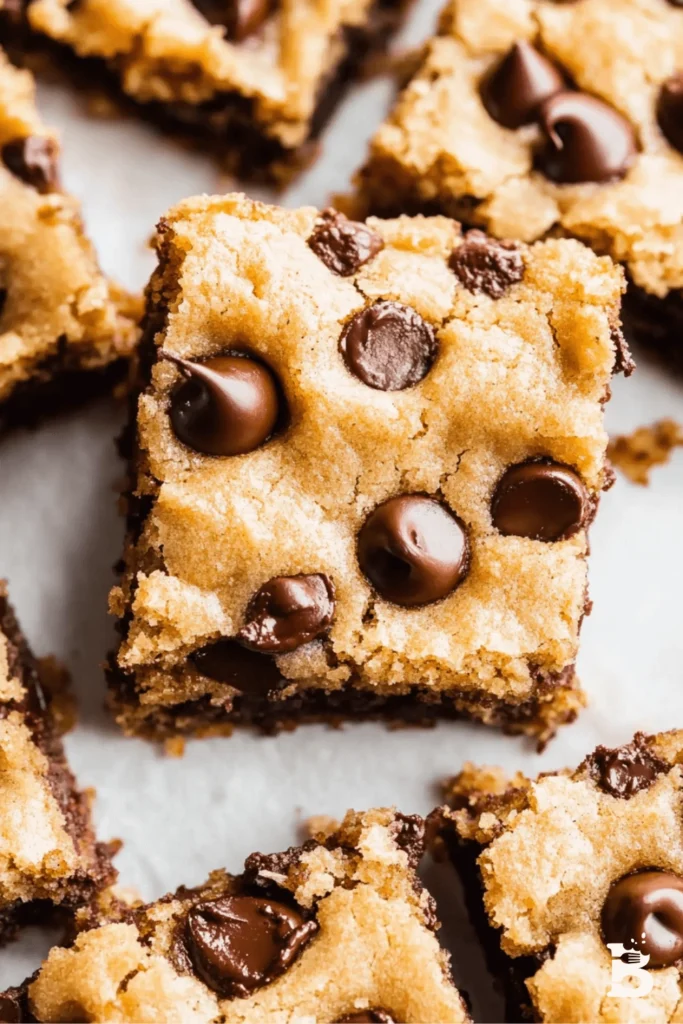 chocolate chip cookie bars-3