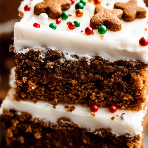 gingerbread cookie bars
