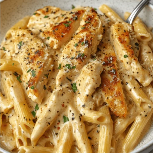 Garlic Parmesan Chicken Pasta
