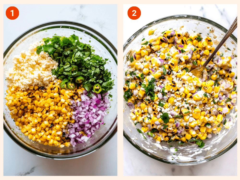 mexican street corn salad-Instructions