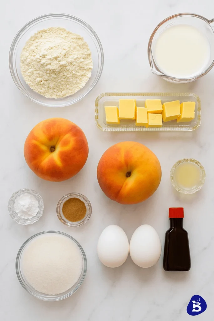peach bread recipe-Ingredients