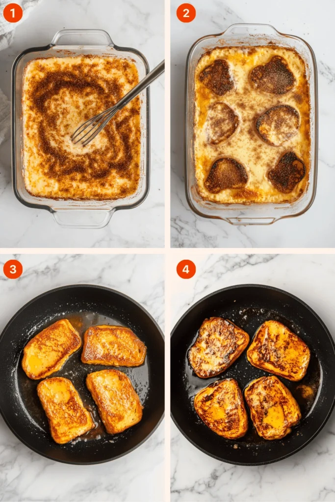 sourdough french toast-Instructions